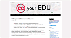 Desktop Screenshot of cc-your-edu.de